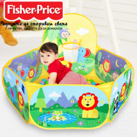 Fisher Price Детски басейн с 25 цветни топчета, снимка 4 - Играчки за стая - 36375624