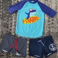 Сет НМ бански и блуза за плаж UPF 50 , снимка 1 - Детско бельо и бански  - 41718120