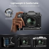 Нова метална L-пластина със силиконова ръкохватка за фотоапарат Fujifilm камера, снимка 2 - Чанти, стативи, аксесоари - 42434437