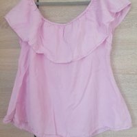Pimkie розова блузка с къдрици, снимка 2 - Други - 42000357
