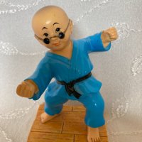 Китайска фигура / статуетка на монах от Шаолин в кунг фу поза, талисман, Kung fu Shaolin boy monk, снимка 3 - Статуетки - 39311220