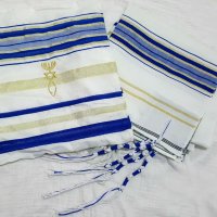 Талит ✡︎ - еврейски молитвен шал, снимка 6 - Шалове - 28933328