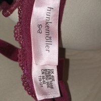 Hunkemoller 90 E-Перфектен сутиен с твърди чашки в бордо , снимка 6 - Бельо - 41917094