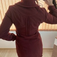 Палто цвят бордо, Radeks, размер М, снимка 9 - Палта, манта - 38896073