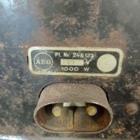 Ретро електрическа печка AEG, снимка 3 - Антикварни и старинни предмети - 35835088