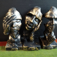Тройка декоративни статуетки , снимка 2 - Статуетки - 36231251