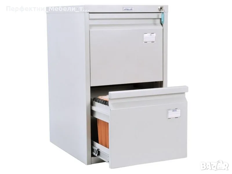 Метална картитека-архивни чекмеджета-шкаф за 84 папки А4 налични!, снимка 1