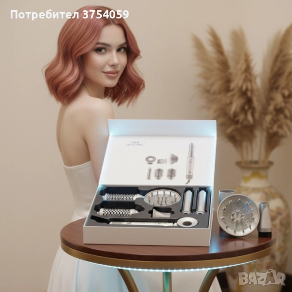 Мултифункционален сешоар и стилизатор за коса S&R Styling SD-988 – професионален резултат у дома, снимка 1