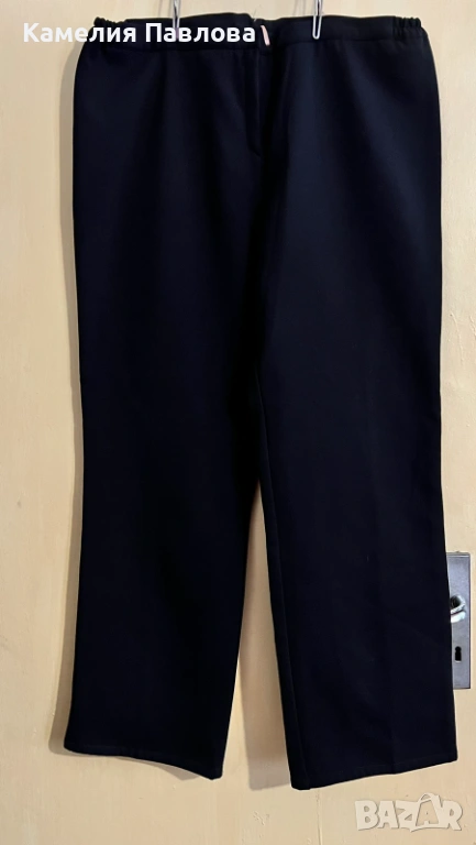 Черен зимен дамски панталон, снимка 1