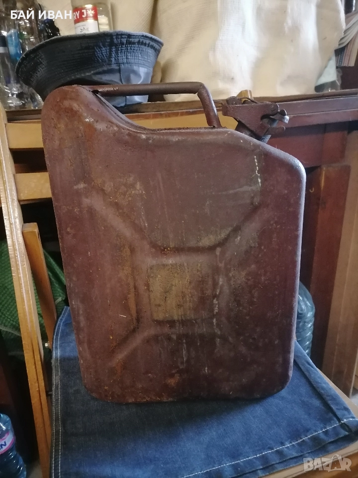 МЕТАЛНА 10 Л ТУБА ЗА ГОРИВО , снимка 1