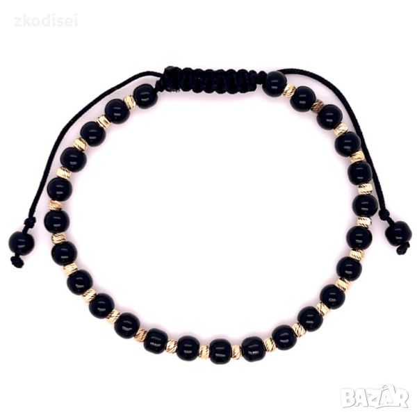 Златна регулируема гривна 1,05гр. 14кр. проба:585 модел:33095-5, снимка 1