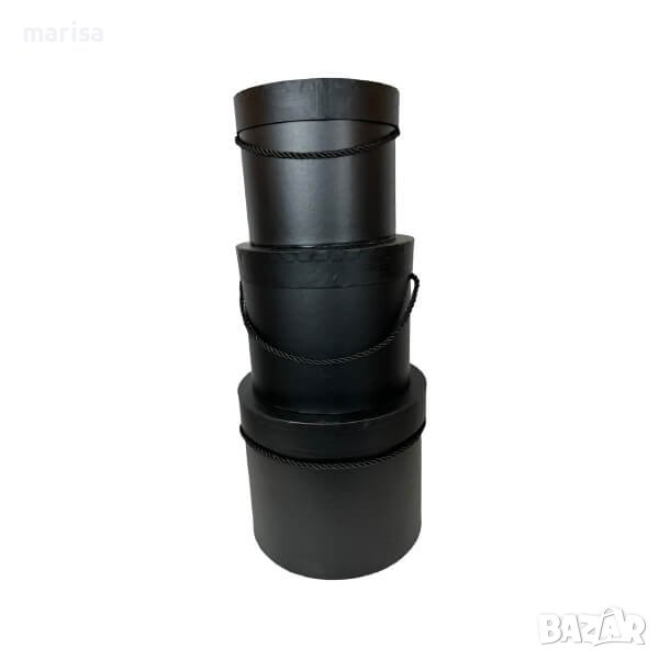 Подаръчни кутии, черни, 3 броя Код: 349, снимка 1