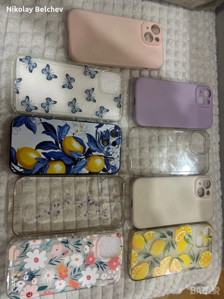 9 броя калъфа за iphone 15 цена за всички, снимка 1