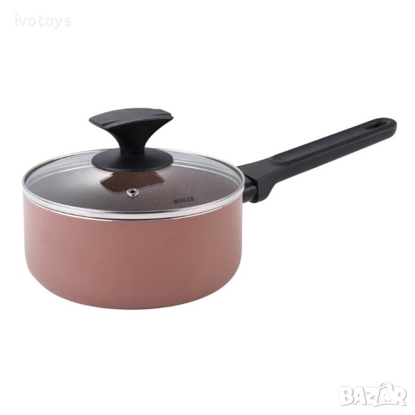 Касерола Muhler Kikka MR-1625, 16x8cm, 1.5L, Кафяв, снимка 1