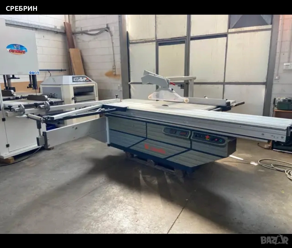 По заявка циркуляр с карета на 3200 мм с подрезвач и наклон на диска , снимка 1