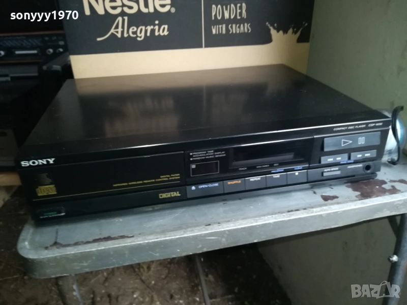 SONY CDP-M30 CD PLAYER-MADE IN JAPAN-ВЧЕРА ВНОС ОТ SWISS 0711251726LCHERY2, снимка 1