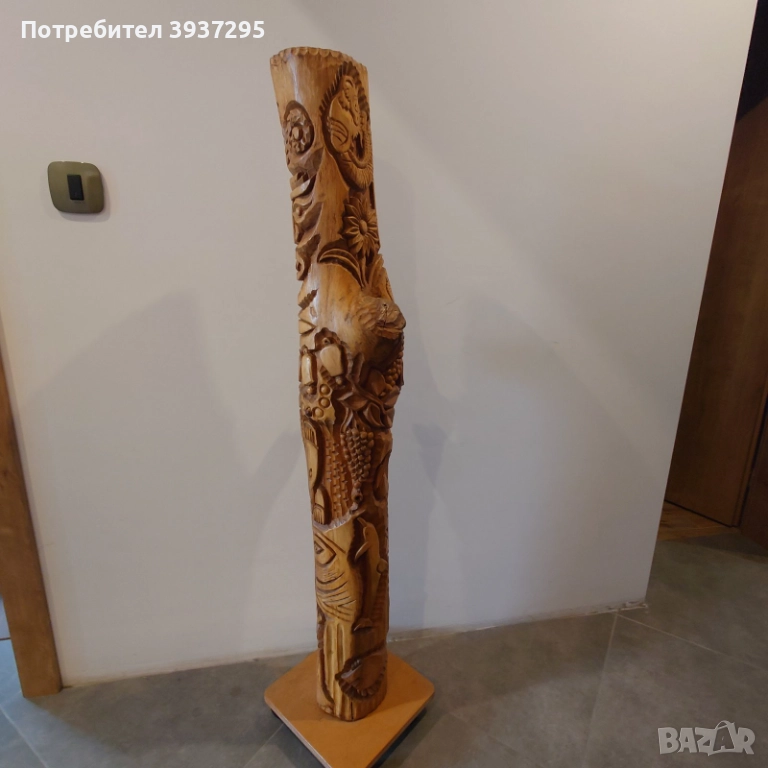Дърворезба Тотем, снимка 1