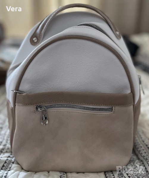 Дамска кожена раница, снимка 1