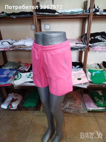 Дамски къси панталони памук и ликра, снимка 1