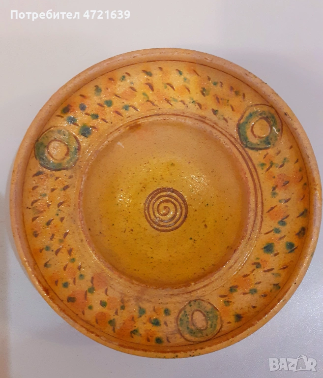 Чиния авторска керамика , снимка 1