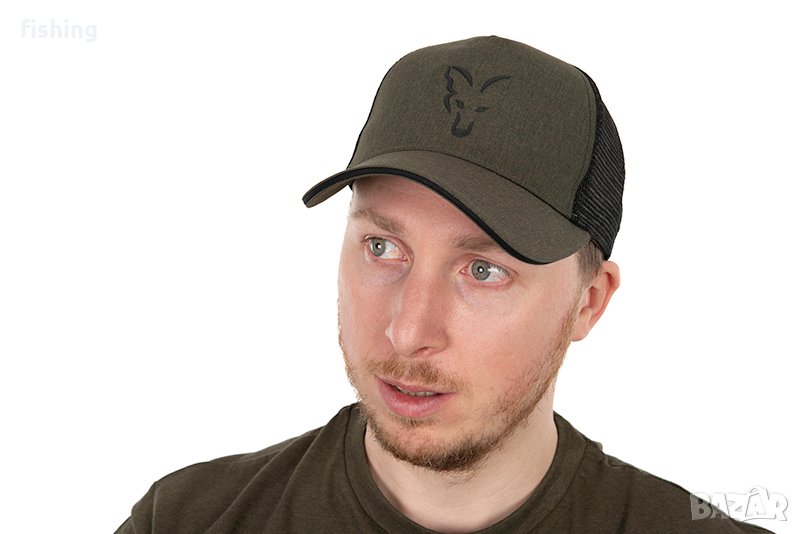 Шапка Fox Collection Trucker Cap Green & Black, снимка 1