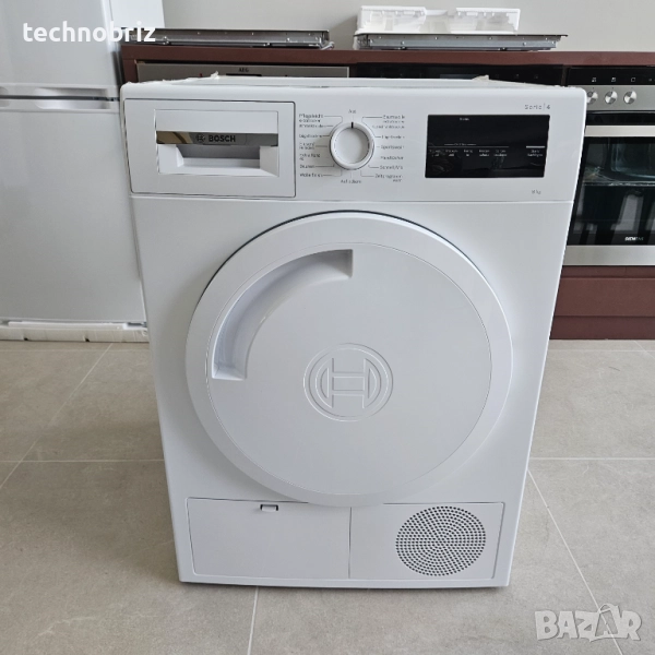 Немска инверторна сушилня с термопомпа Bosch 8кг - 2 ГОДИНИ ГАРАНЦИЯ, снимка 1