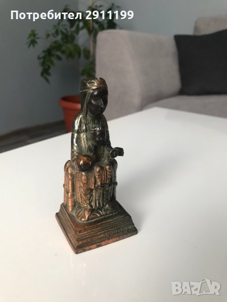 Метална фигурка на Богородица, снимка 1