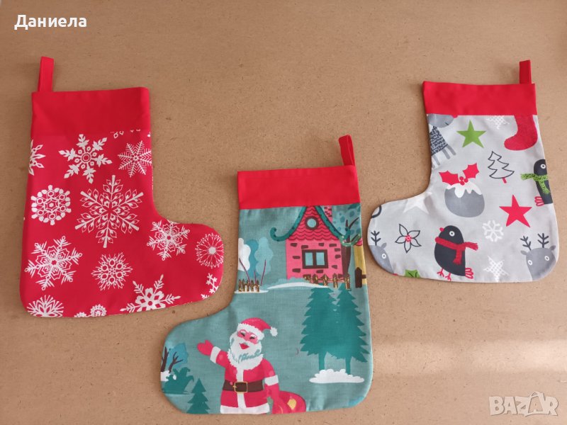 Коледни ботушчета/чорапчета, снимка 1