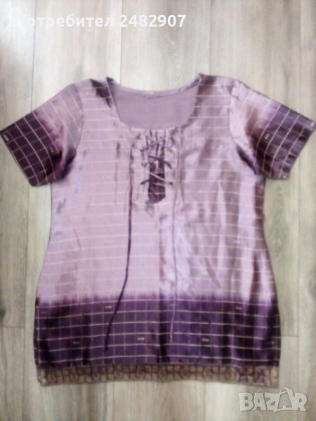 Дамска блуза - сатен, снимка 1