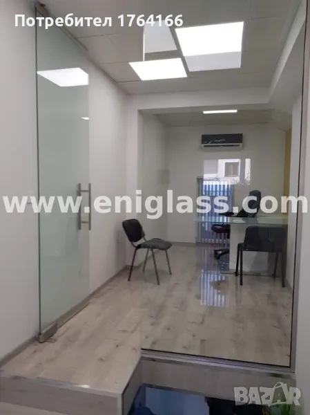 Стъклени прегради стъклени врати, снимка 1