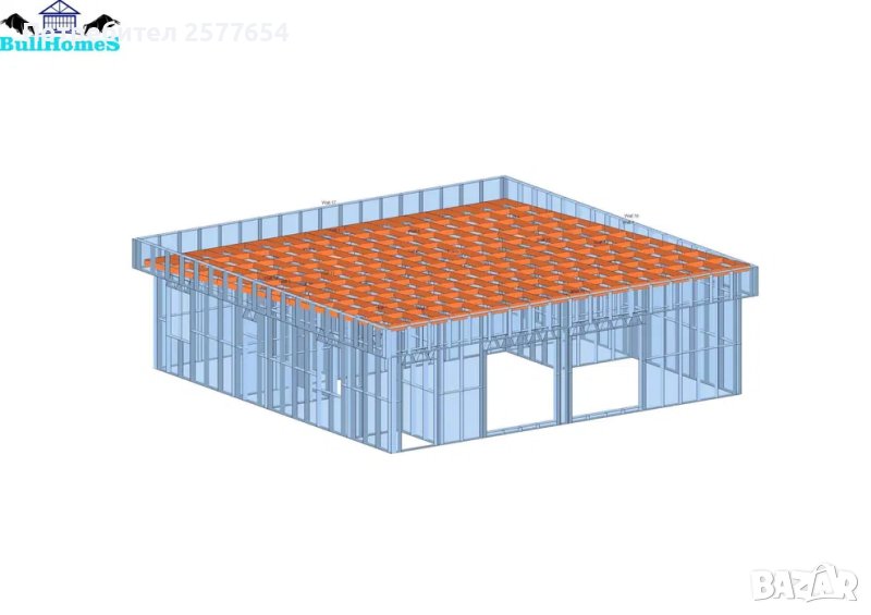 Къща,Бунгало,Преместваема къща,Сглобяеми къщи,Модулни,Жилищни-99м², снимка 1