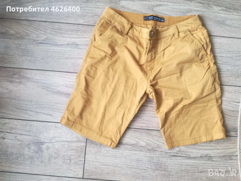 Продавам бежово-кафеникави къси дънки, снимка 1