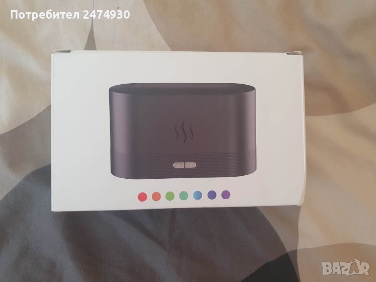 Ултразвуков овлажнител за въздух с LED осветление , снимка 1