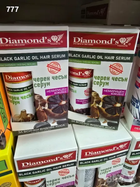 спрей Серуми черен чесън и кератин за коса, снимка 1