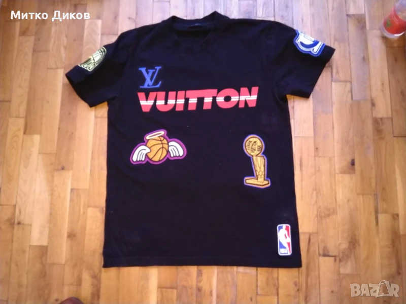Луис Витон multi patch NBA Logo 2021 баскетбол памук размер М, снимка 1