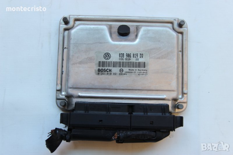 Моторен компютър Seat Ibiza (2002-2008г.) 038 906 019 DQ / 0 281 010 891 / 038906019DQ / 0281010891, снимка 1