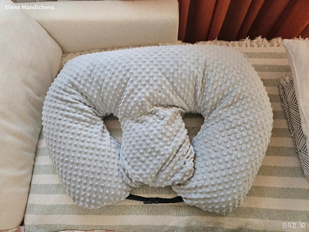 Възглавница за хранене на близнаци тандемно кърмене, снимка 1