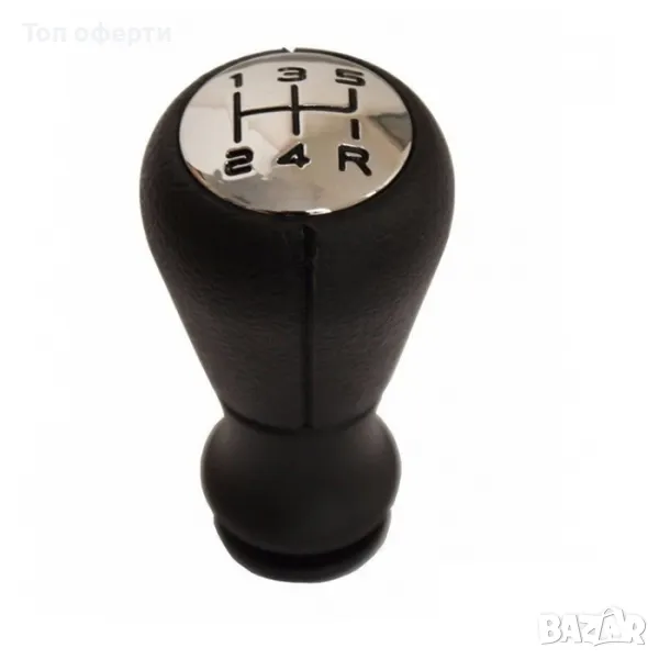 Топка скоростен лост съвместима с Peugeot 106/206/306/406/107/207/307/407 - 5 скорости Никел, снимка 1