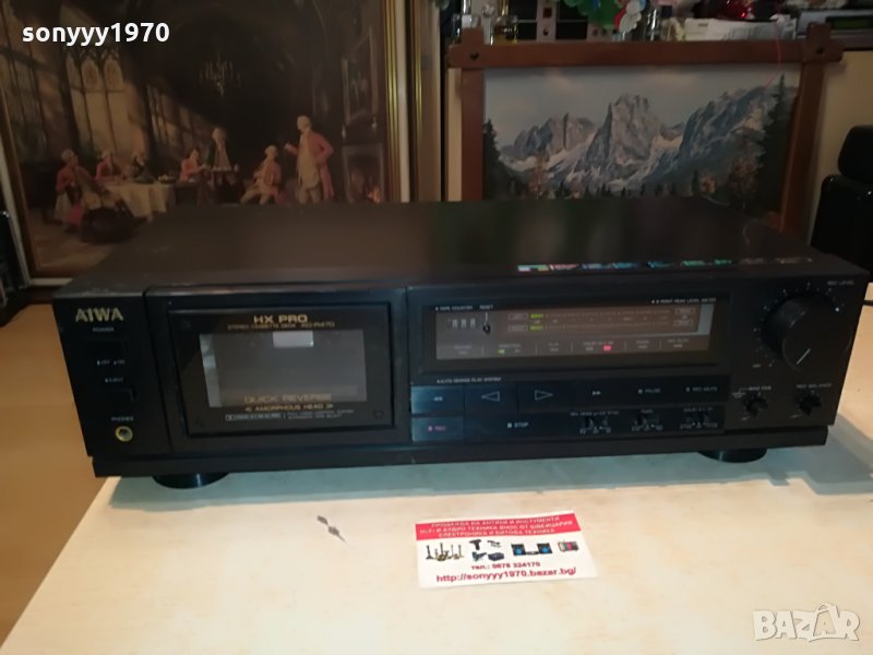 AIWA AD-R470Z HX-PRO DECK-ВНОС SWISS 0603221117, снимка 1