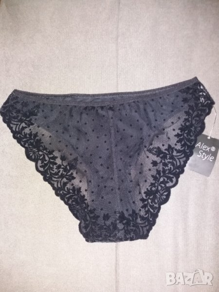 Дамски черни бикини Alex с дантела нови, снимка 1