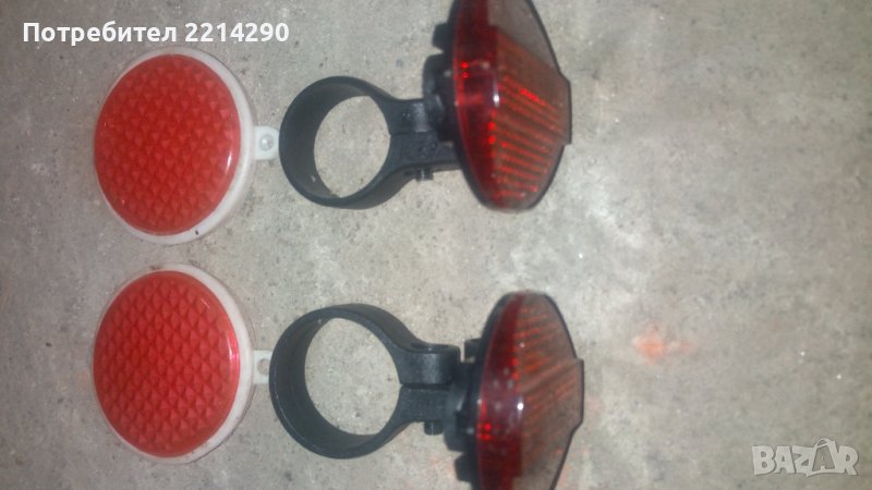 Светлоотразители 4 броя червени отзад , снимка 1