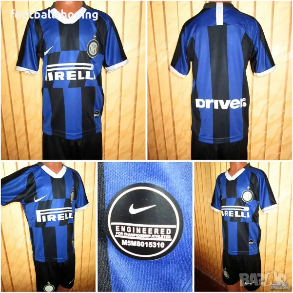 РЕТРО - Детски къс екип Интер 176 размер, снимка 1