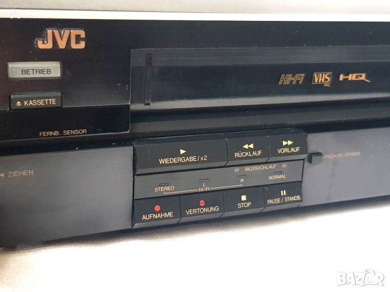 HiFi VHS видеорекордер JVC + Дистанционно + Касети ***Промо Цена***, снимка 1