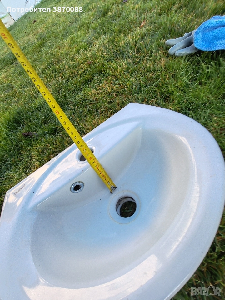 Порцеланова мивка за баня., снимка 1