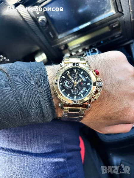 МЪЖКИ НОВ ЧАСОВНИК + 1 ГОДИНА ГАРАНЦИЯ , снимка 1