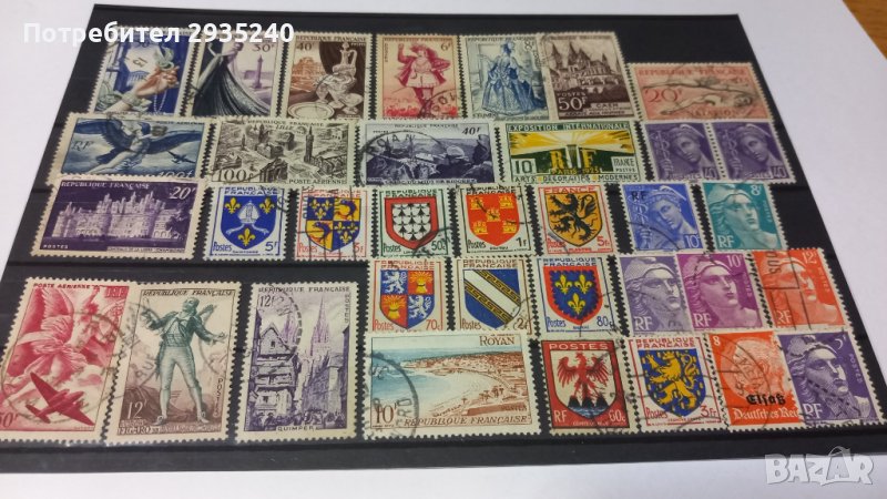 Марки Франция, снимка 1