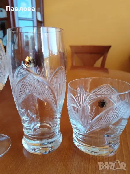 Кристални чаши серия Рамона, снимка 1