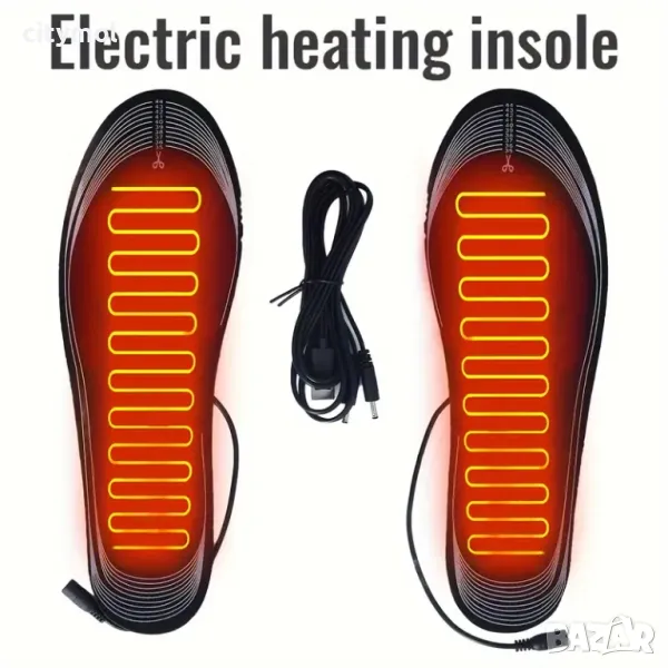 Електрически отопляеми стелки, USB захранване, размер 40-46, снимка 1