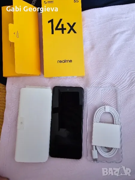 Нов телефон Realme 128GB,50MP ,камера,36м.гаранция, снимка 1