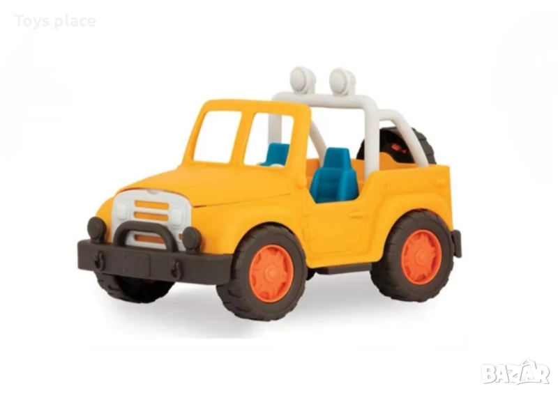 НОВ Джип  Battat Wonder Wheels - 4 x 4, жълт, снимка 1